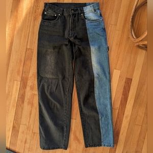 Black and Blue carpenter relaxed jean